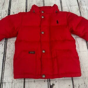 Polo by Ralph Lauren baby boy puffer jacket 24 months old (NO HOODIE)